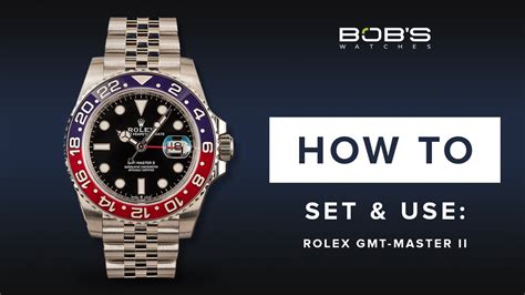 rolex gmt setting instructions